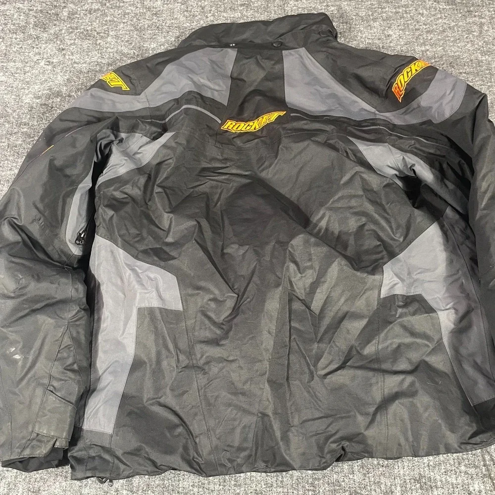 Joe Rocket Jacket Mens Small Black Full Zip Lightweight‎ Motorcycle MOTO Racing